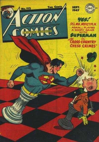 Cover of Yes! It's Mr. Mxyztplk Again... Playing a Goofy Game With Superman in The Cross Country Chess Crimes