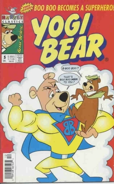 Cover of Boo Boo becomes a Superhero