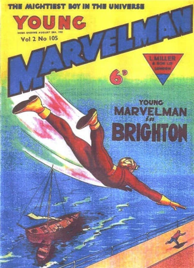 Cover of YOUNG MARVELMAN IN BRIGHTON