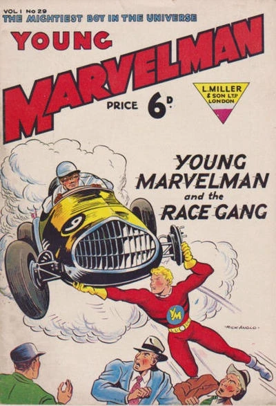 Cover of YOUNG MARVELMAN AND THE RACE GANG