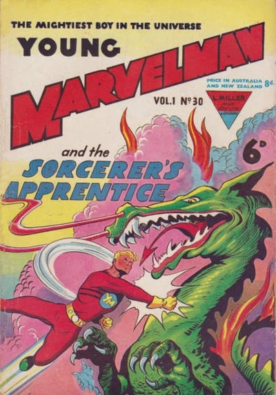 Cover of YOUNG MARVELMAN AND THE SORCERER'S APPRENTICE