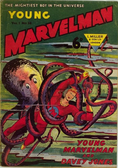 Cover of YOUNG MARVELMAN AND DAVEY JONES