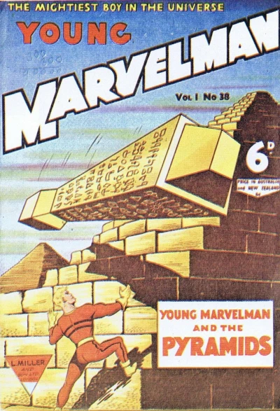 Cover of YOUNG MARVELMAN AND THE PYRAMIDS
