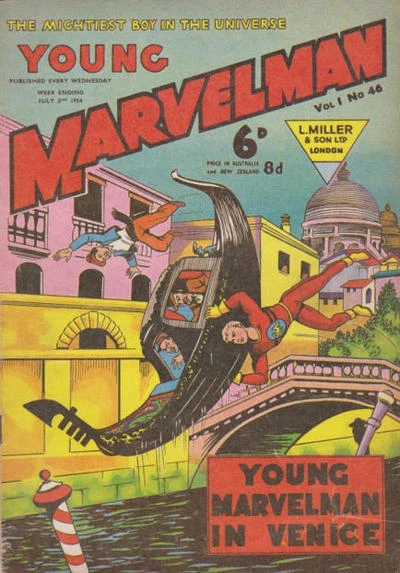 Cover of YOUNG MARVELMAN IN VENICE