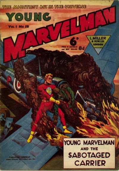Cover of YOUNG MARVEL AND THE SABOTAGED CARRIER