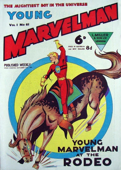 Cover of YOUNG MARVELMAN AT THE RODEO