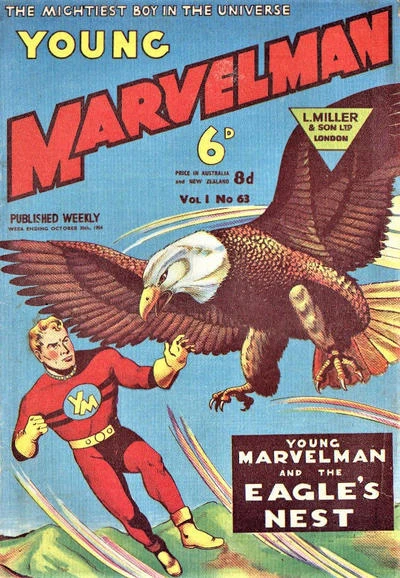 Cover of YOUNG MARVELMAN AND THE EAGLE'S NEST