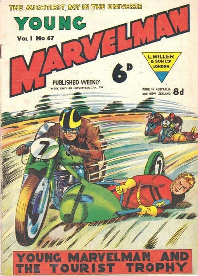 Cover of YOUNG MARVELMAN AND THE TOURIST TROPHY