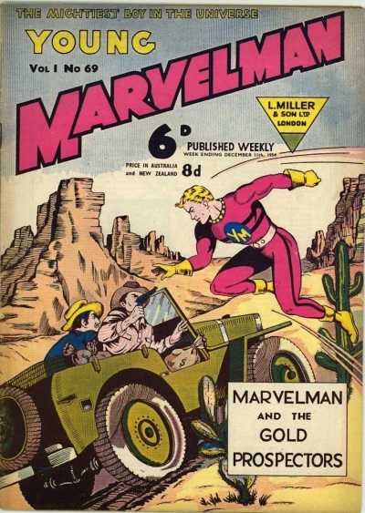 Cover of MARVELMAN AND THE GOLD PROSPECTORS