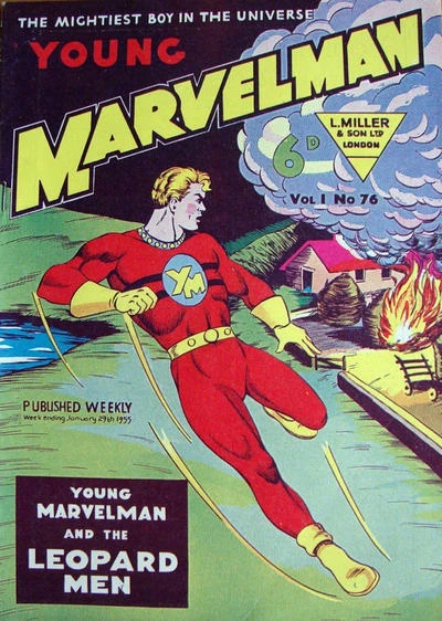 Cover of YOUNG MARVELMAN AND THE LEOPARD MAN