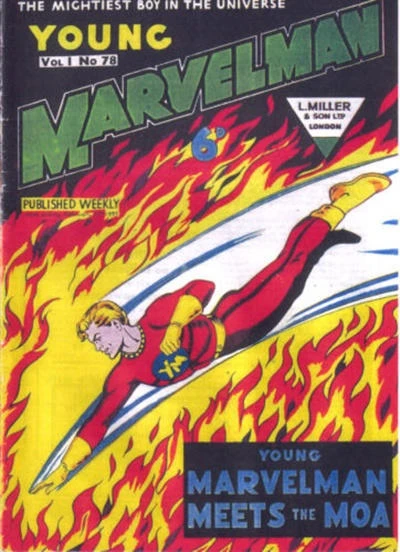 Cover of YOUNG MARVELMAN MEETS THE MOA