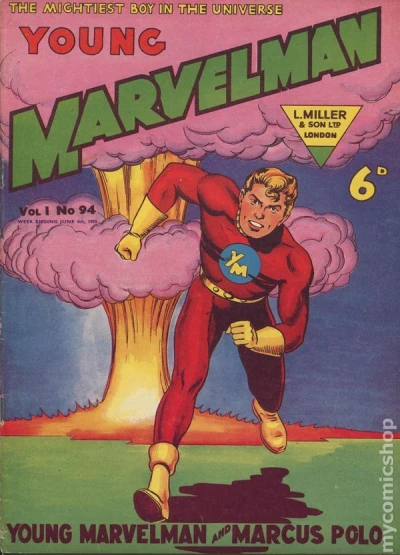Cover of YOUNG MARVELMAN AND MARCUS POLO