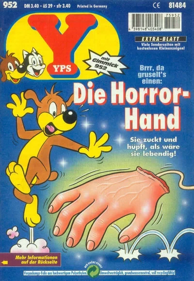 Cover of Die Horror-Hand