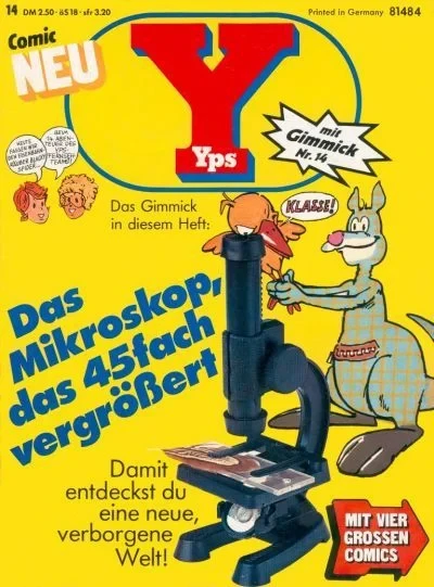 Cover of Das Mikroskop, das 45fach vergrößert
