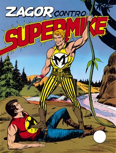Cover of Zagor contro Supermike