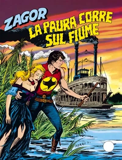 Cover of La paura corre sul fiume