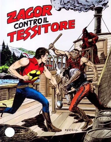 Cover of Zagor contro il Tessitore