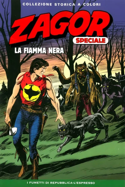 Cover of La città sopra il mondo; La fiamma nera