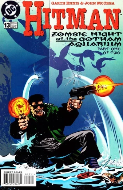 Cover of Zombie Night at the Gotham Aquarium Part One of Two