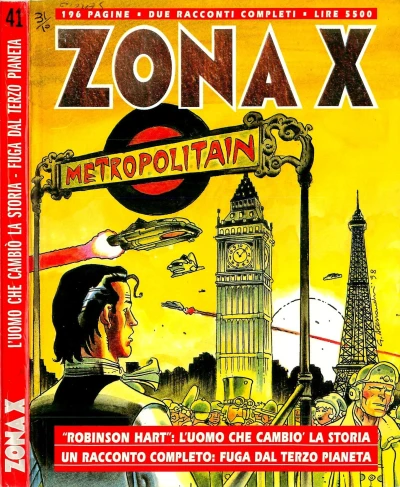 Cover of L'uomo che cambiò la storia (Robinson Hart) & Fuga dal terzo pianeta