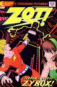 Cover of The Season of Dreams Pt. 1; The Adventures of Zot! in Dimension 10 ½! (#13)