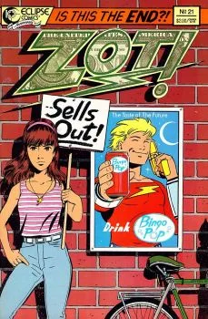 Cover of Can't Buy Me Love Pt.1; The Adventures of Zot! in Dimension 10 ½ 21