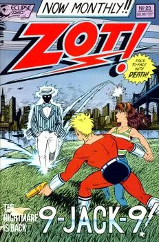 Cover of The Ghost In The Machine, Part 1; The Big Adventures of Zot! in "Dimension 10 ½"