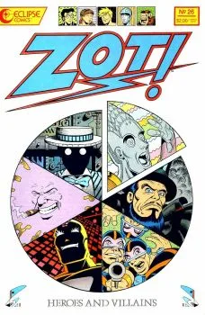 Cover of Ring in the New Part One; The Adventures of Zot! in Dimension 10 ½: Grounded