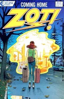 Cover of Ring in the New Part 2; The Adventures of Zot! in Dimension 10 ½ (#27): Dinosaur Dick