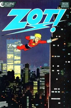 Cover of Looking for Crime; The Adventures of Zot! in Dimension 10 ½: Shakedown on Astro Speedway