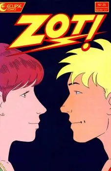 Cover of The Conversation; The Adventures of Zot! in Dimension 10 ½: Revenge of the Black & White Villains or: "Fill in the Blank!"