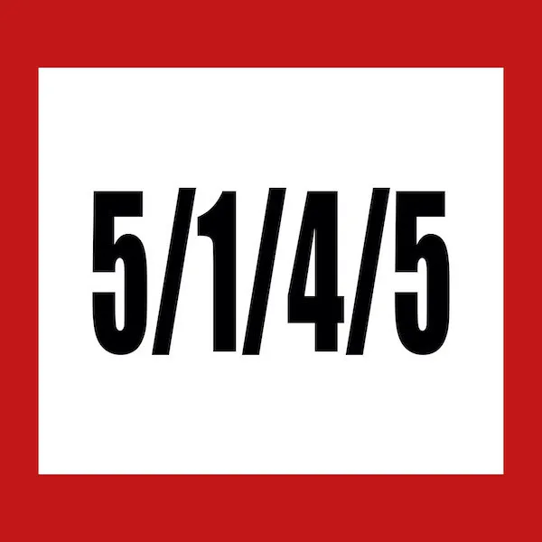 Logo of 5/1/4/5