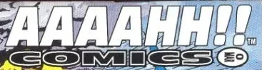 Logo of Aaaahh! Comics