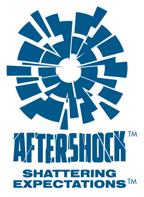 Logo of Aftershock Comics