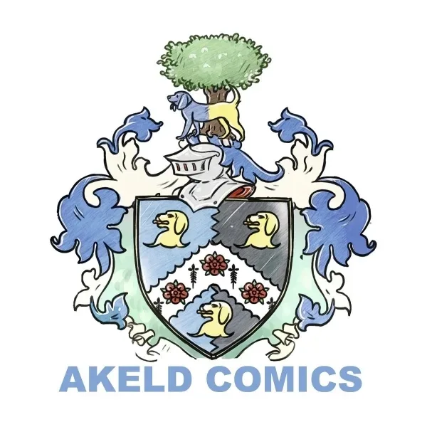 Logo of Akeld Comics