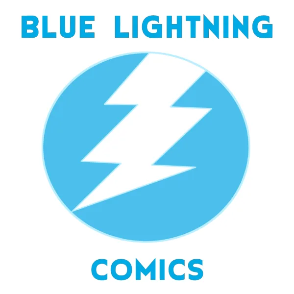Logo of Blue Lightning Comics