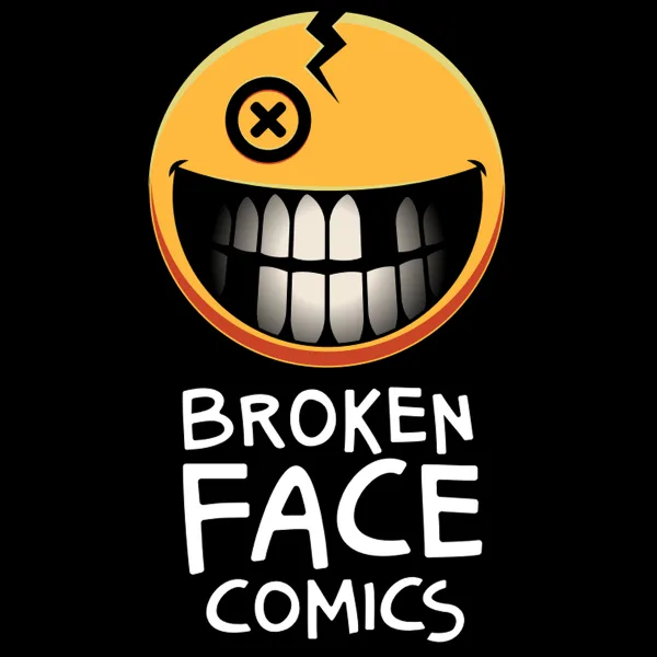 Logo of Broken Face Comics