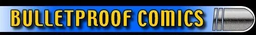 Logo of Bulletproof Comics