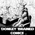 Logo of Donkey Brained Comics