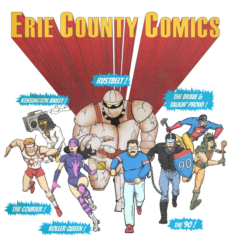 Logo of Erie County Comics Inc