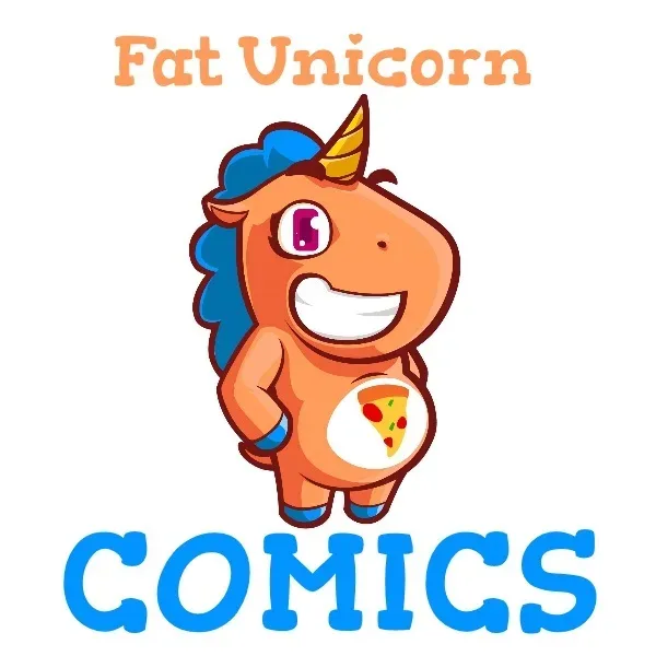 Logo of Fat Unicorn Comics