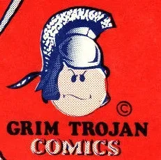 Logo of Grim Trojan Comics