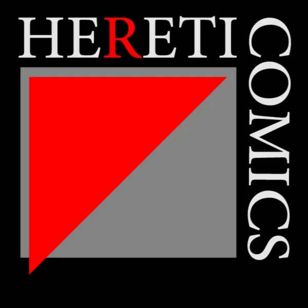 Logo of Heretic Comics
