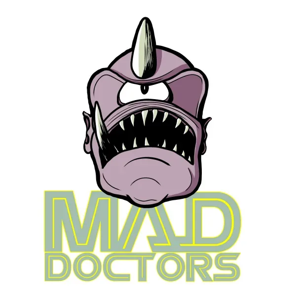 Logo of Mad Doctors! Comics