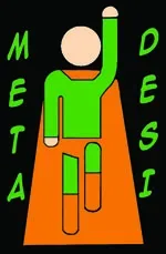 Logo of Meta Desi Comics