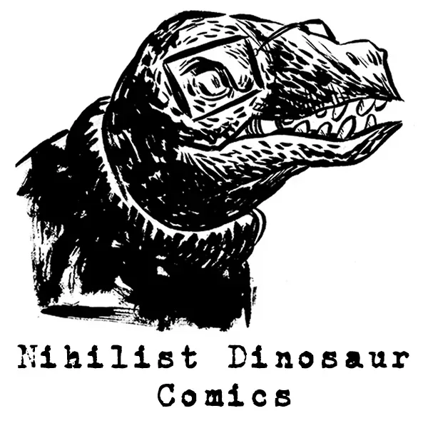 Logo of Nihilist Dinosaur Comics