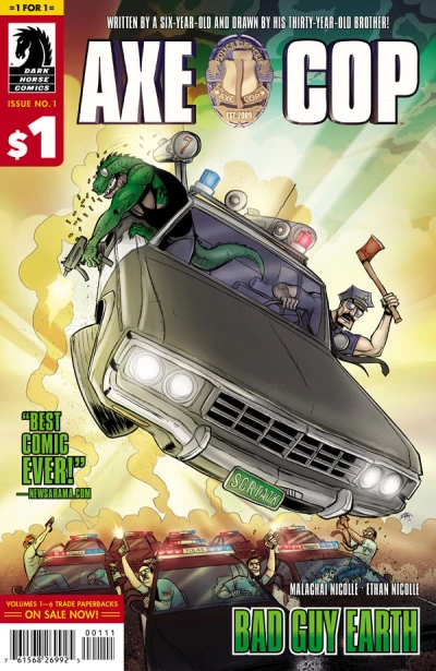 1 for $1: Axe Cop: Bad Guy Earth #1 (2014) - Series 