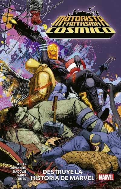 100% Marvel HC. Motorista Fantasma Cósmico Destruye la Historia de Marvel (2019) - Series 