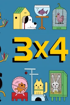 3x4