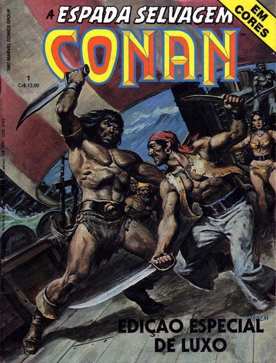 A Espada Selvagem de Conan em Cores (1987) - Series 